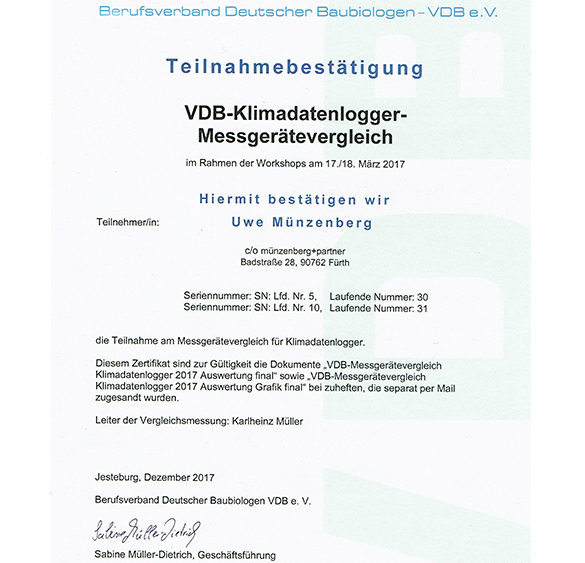 Ringversuch Klimadatenlogger