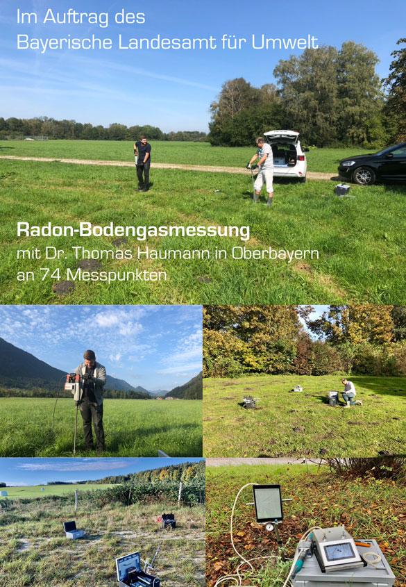 Radon Bodengasmessung